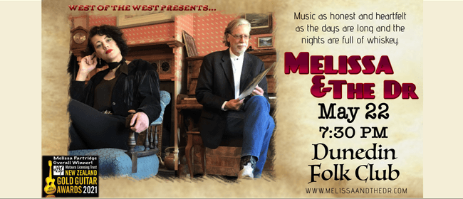 Melissa & The Dr Play Dunedin Folk Club