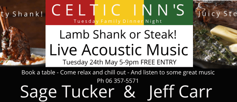 Shank & Steak Night ft Sage Tucker & Jeff Carr