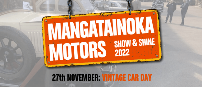 Mangatainoka Motors Vintage Car Day