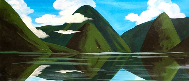 Paint and Wine Afternoon - Milford Sound