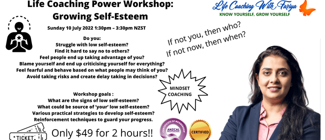 Life Coaching Power Workshop: Growing Self-Esteem