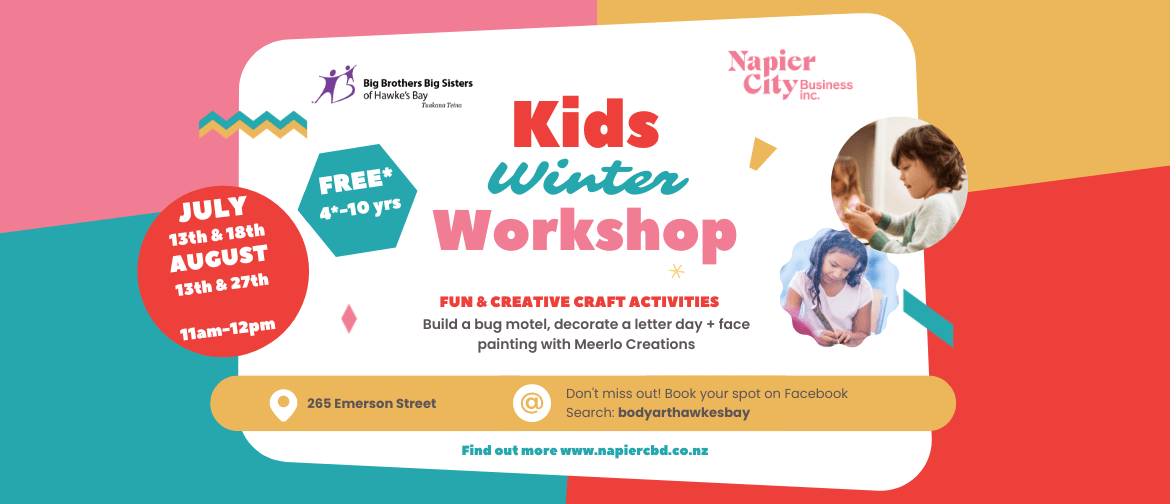 Napier CBD Winter Workshops