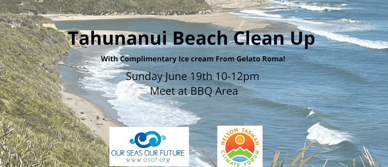 Tahunanui Beach Clean up and Anti Treasure Hunt