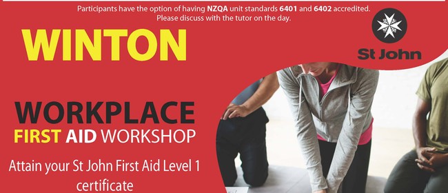 Winton Workplace First Aid Workshop