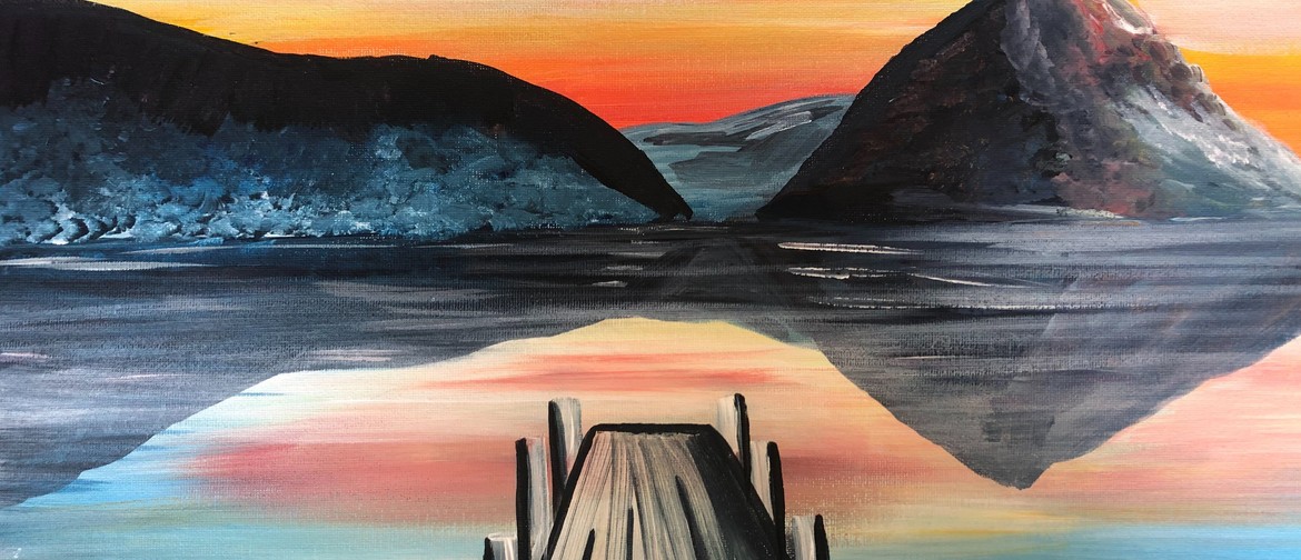 Paint and Wine Night - Sunset at the Wharf