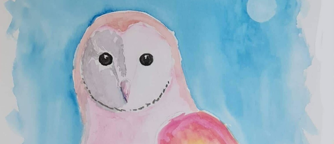 Watercolour and Wine Night - Barn Owl