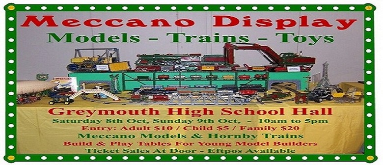 Meccano Models & Hornby Trains Display
