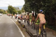 Image for event: World Naked Bike Ride - Waihi Beach