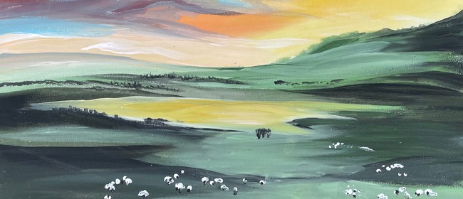 Paint and Wine Night - Farmland Sheep
