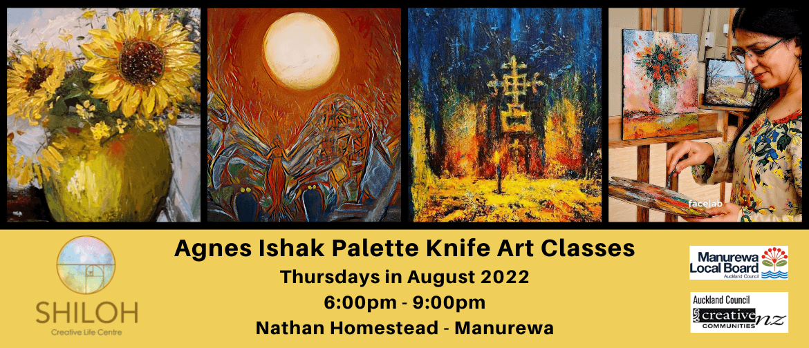 Art Collective Project with Palette Knife Artist Agnes Ishak