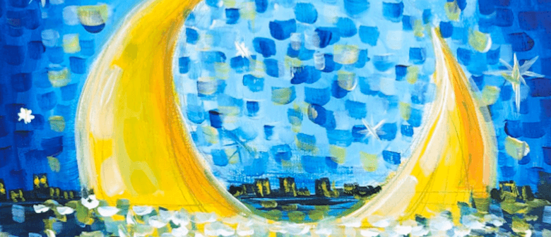 Paint and Wine Night - Moon on the Water