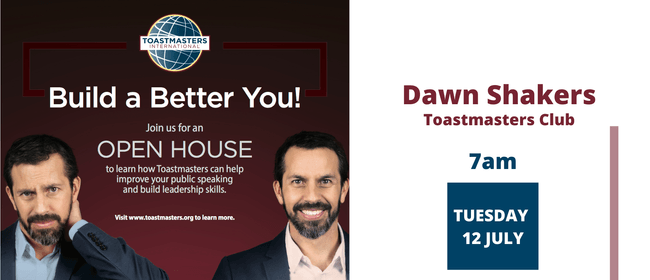 Toastmasters: Open House