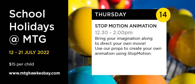 MTG School Holidays: Stop Motion Animation