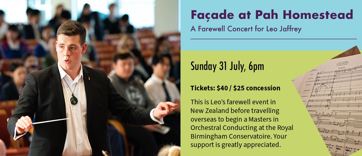 Façade at Pah Homestead, A Farewell Concert for Leo Jaffrey