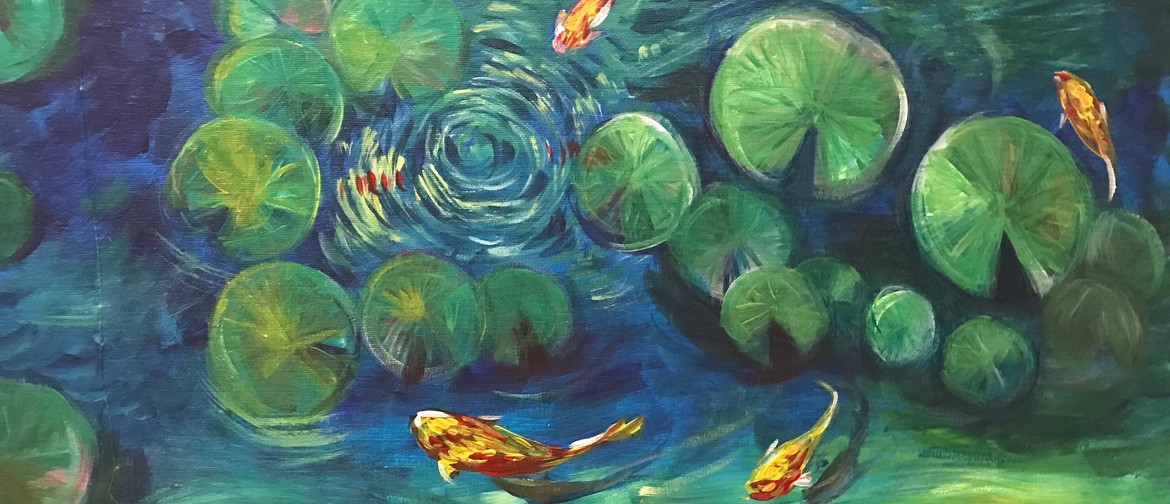 Paint & Chill: Water Lily & Koi