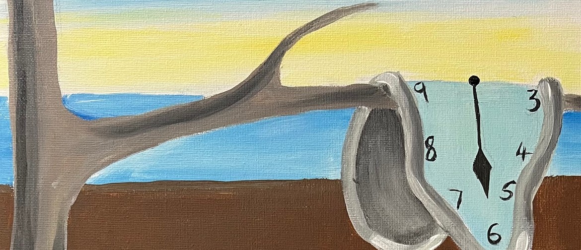 Paint and Wine Afternoon - Dali's The Persistence of Memory