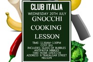 Image for event: Gnocchi Cooking Lesson: SOLD OUT