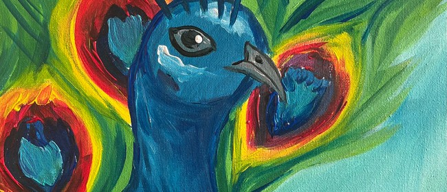 Paint & Wine Night - Pretty Peacock