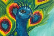 Paint & Wine Night - Pretty Peacock