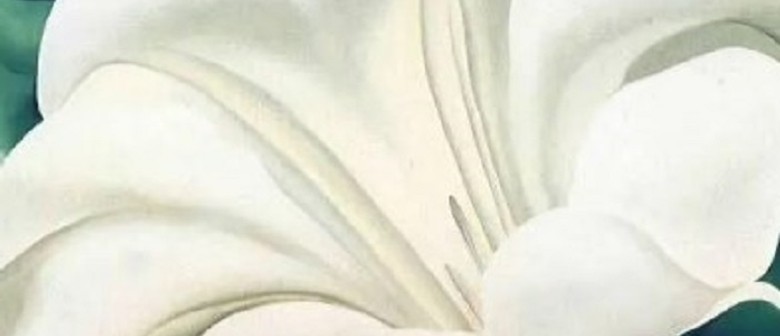 Art in Bloom - Georgia O'keeffe's Jimson weed painting