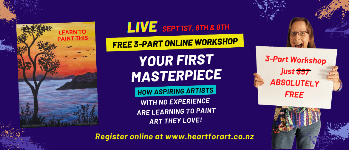 Learn to Paint: FREE 3-part Virtual Workshop