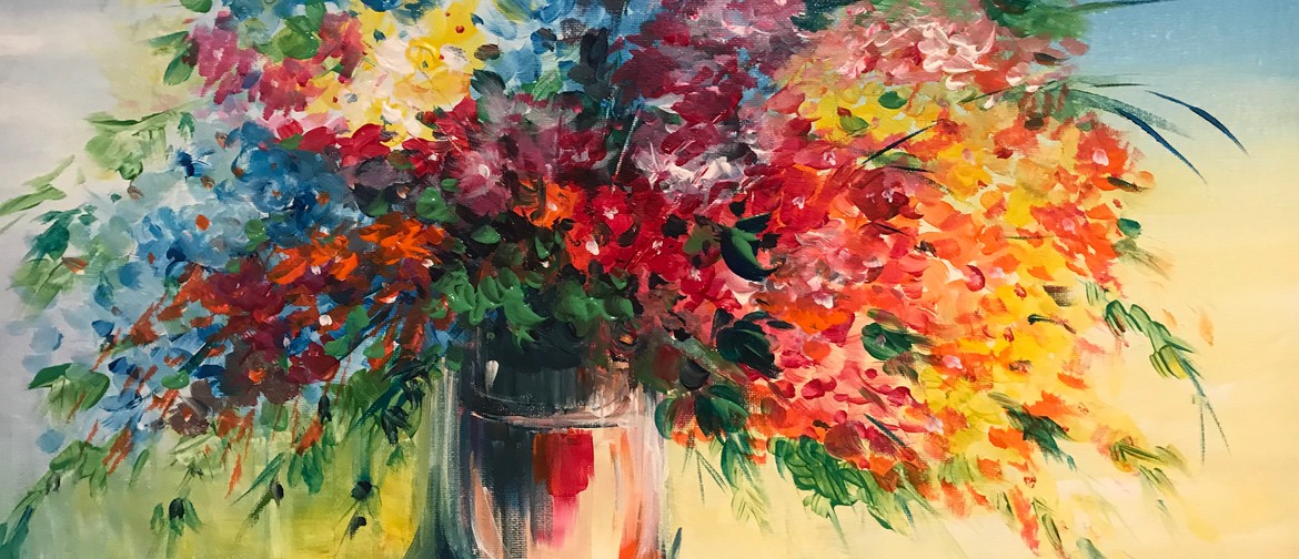 Paint & Chill Friday 6pm @Auck City Hotel - Wild Flowers!