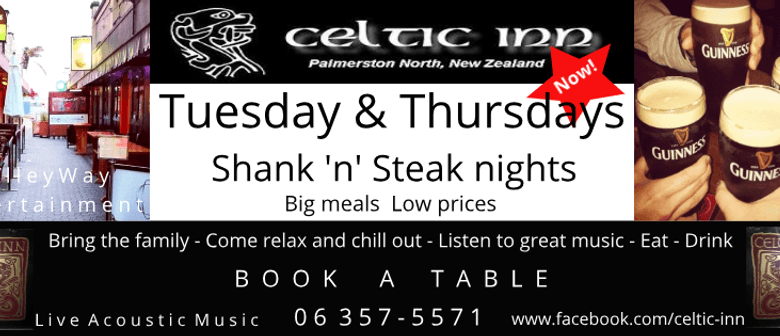 Celtic Inn's Steak & Shank Night - Acoustic Music