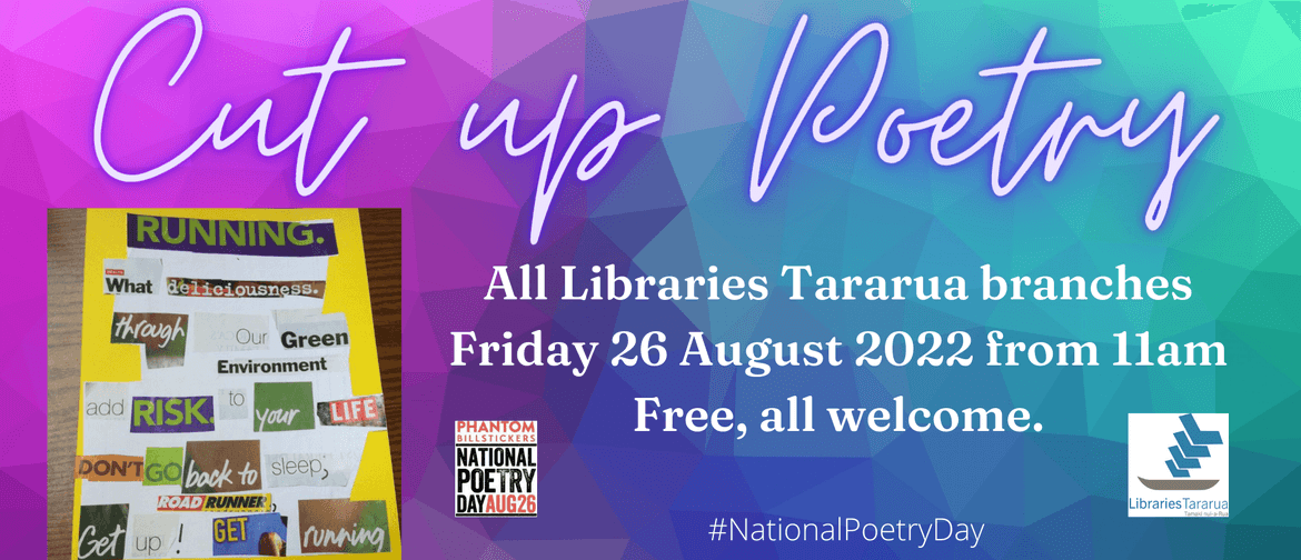 Libraries Tararua - Cut It Up Poetry