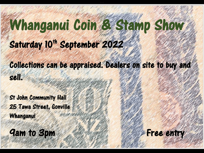 Whanganui Coin and Stamp Show Whanganui Eventfinda