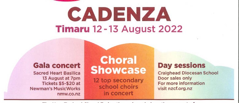 Big Sing South Island Cadenza 2022 Gala Concert and Sessions