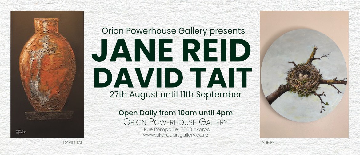 Jane Reid and David Tait Art Exhibition