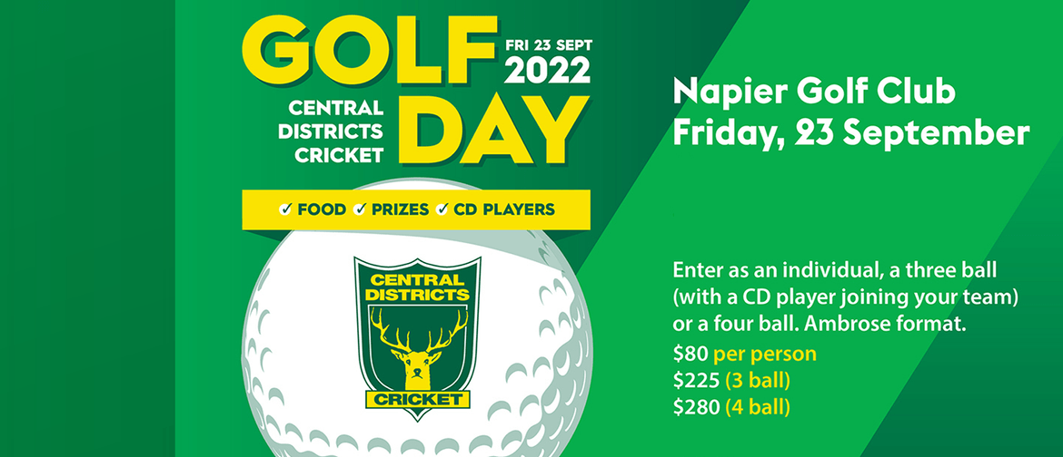 Central Districts Cricket Golf Day 2022