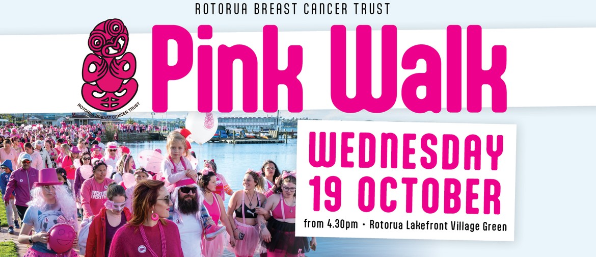 2022 Rotorua Breast Cancer Trust Pink Walk