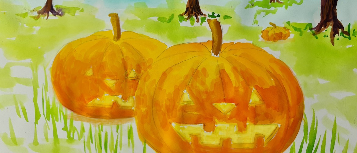 Watercolour and Wine Night - Jack O Lanterns: CANCELLED