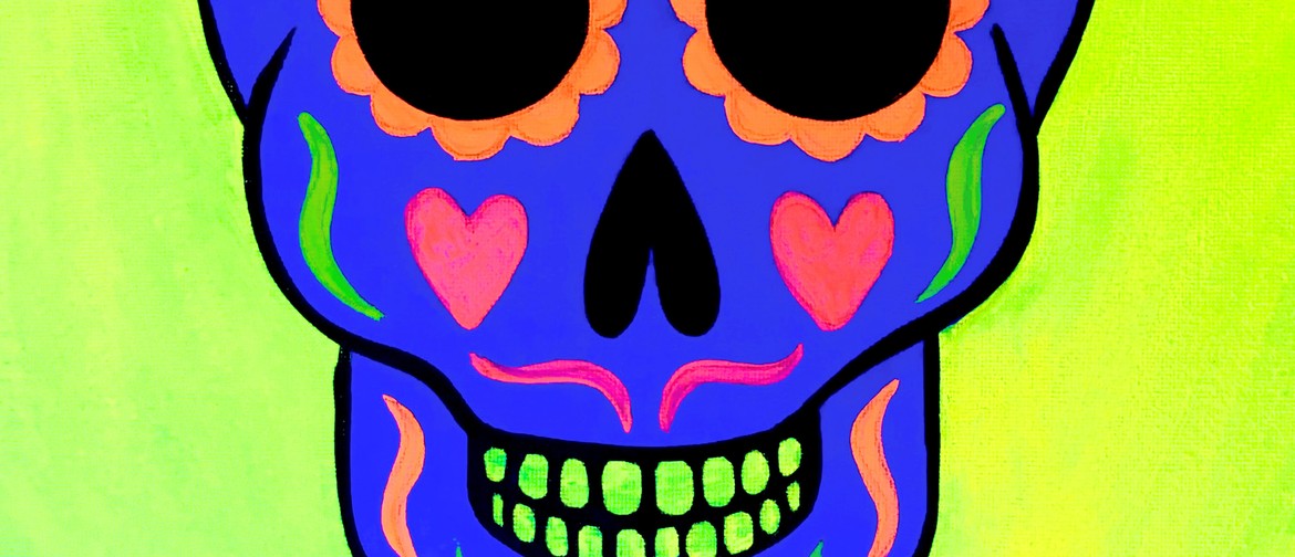 Glow in the Dark Paint Night - Sugar Skull