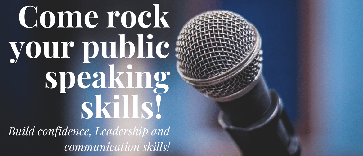 Come rock your public speaking skills