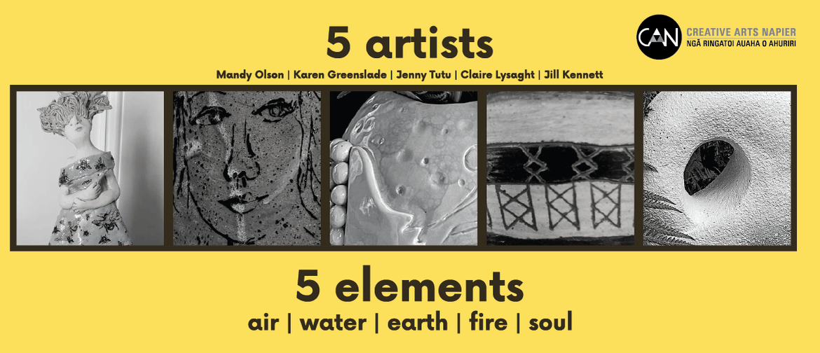 5 Artists, 5 Elements Pottery Exhibition