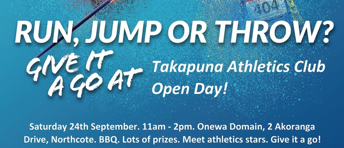 Takapuna Athletic Club - Open Day