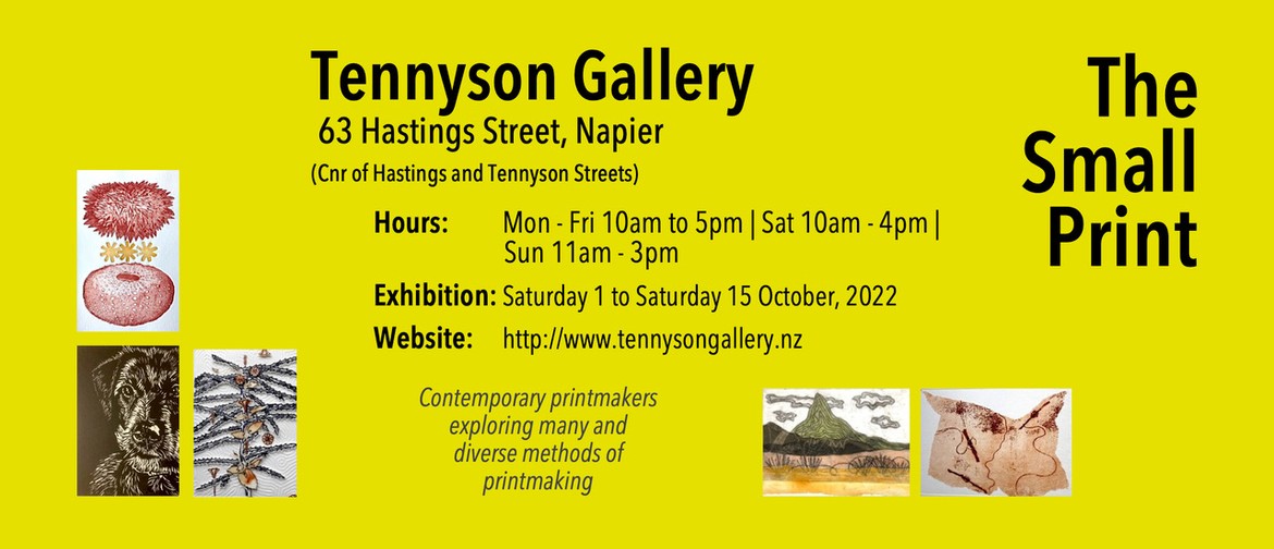 PCANZ Small Print Exhibition Series 2022 - Napier