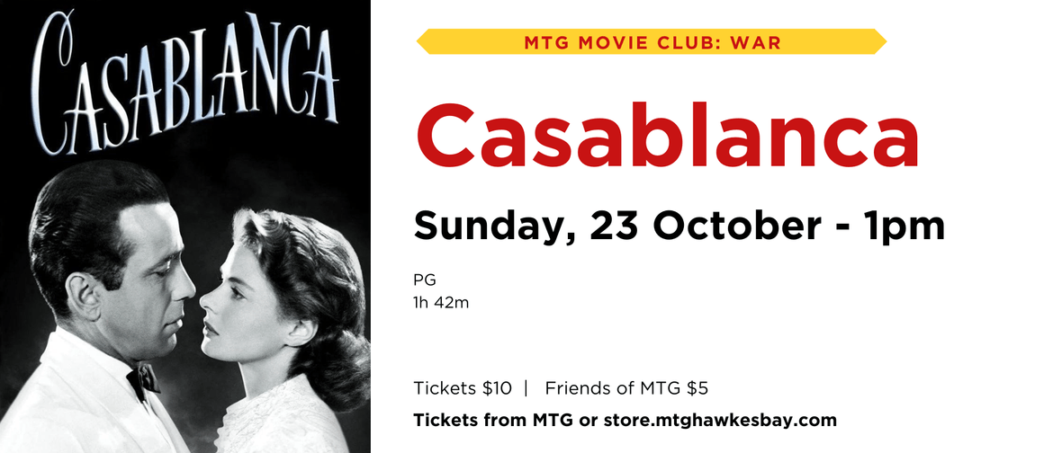 MTG Movie Club: Casablanca