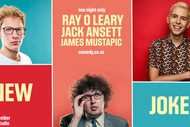 Image for event: New Jokes! Ray O'Leary, James Mustapic & Jack Ansett