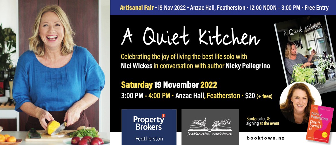 Nici Wickes talks of A Quiet Kitchen with Nicky Pellegrino