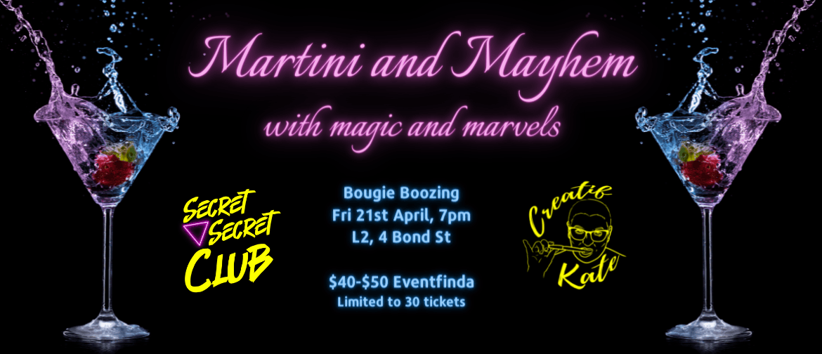 Martini & Mayhem: With Magic and Marvels: CANCELLED