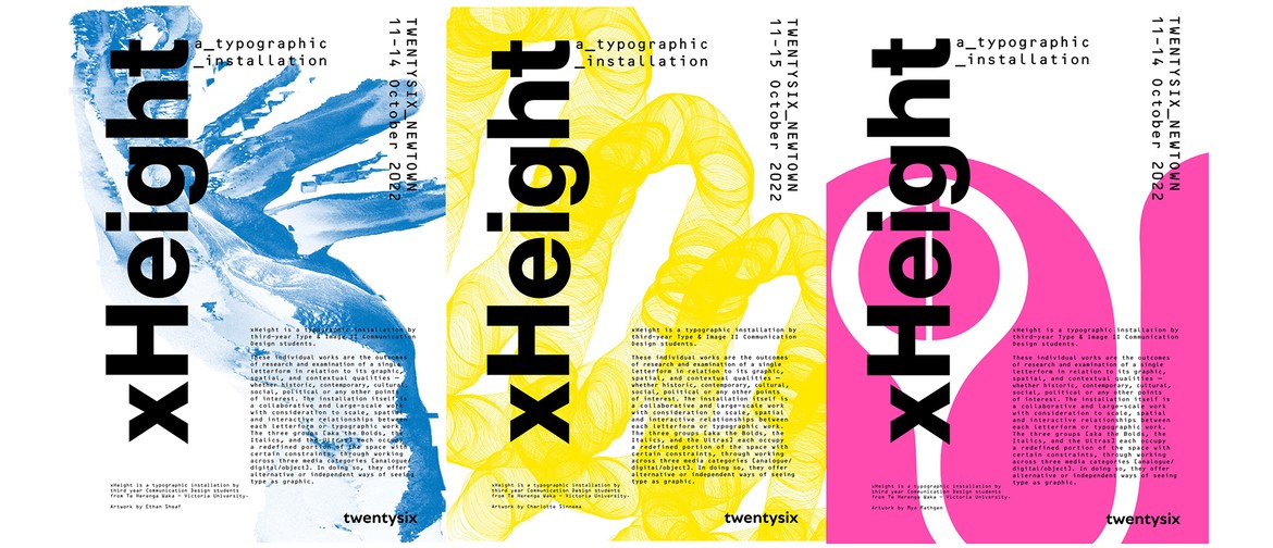 xHeight – a Typographic Installation