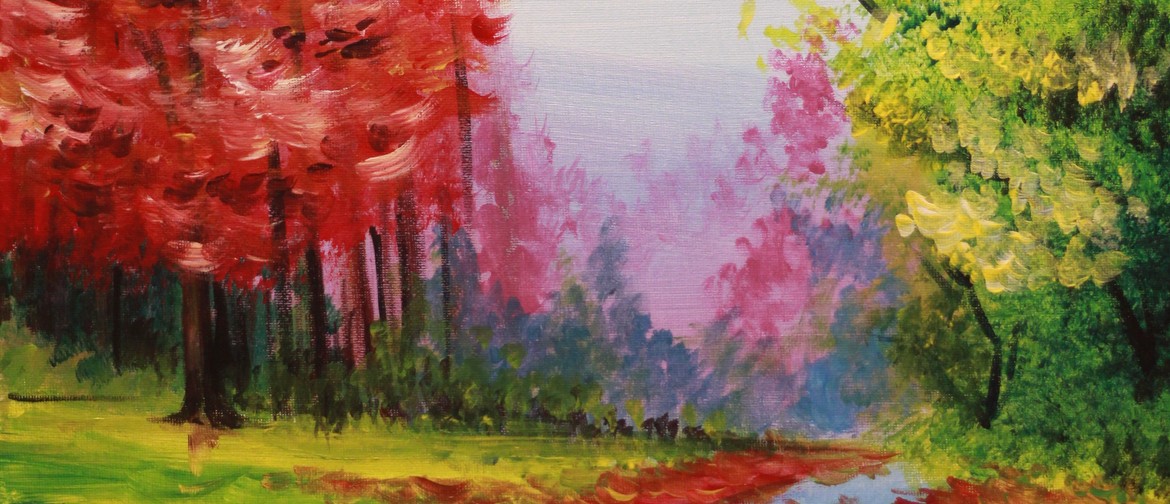 Paint & Chill Friday - Colourful Trees!