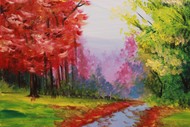 Image for event: Paint & Chill Friday - Colourful Trees!