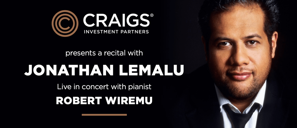 Jonathan Lemalu Live in Concert with pianist Robert Wiremu