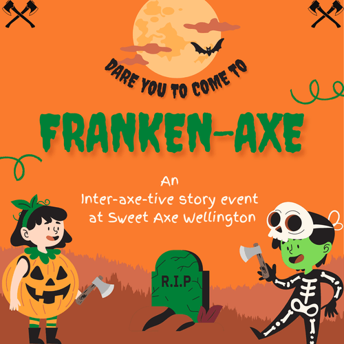 Frankenaxe Ring In All Hallows' Eve by Throwing Axes! Wellington