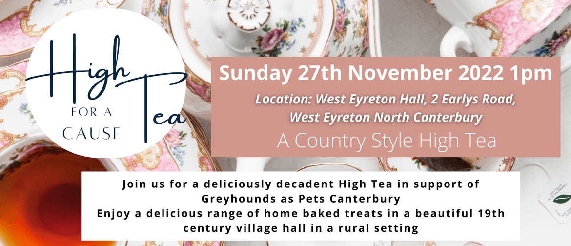 North Canterbury High Tea for a Cause