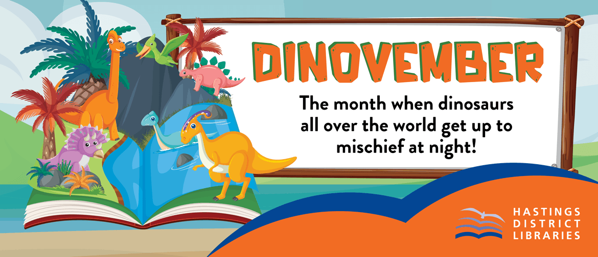 Dinovember Find a Dino in the Library!